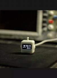 #造物大賞 diy桌面小時(shí)鐘，芯片是esp8266