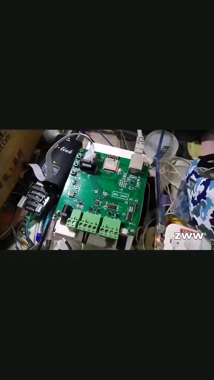 ESP单片机跟多个单片机连同控制以太网卡