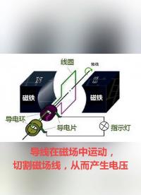 手搖發電。趣味科普制作。#科學小實驗 #科普制作 