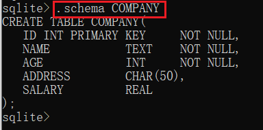 玩转SQLite2：SQLite命令行基本操作6