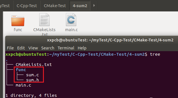Linux中CMake的使用3-不同目录多个源文件-cmake生成sln