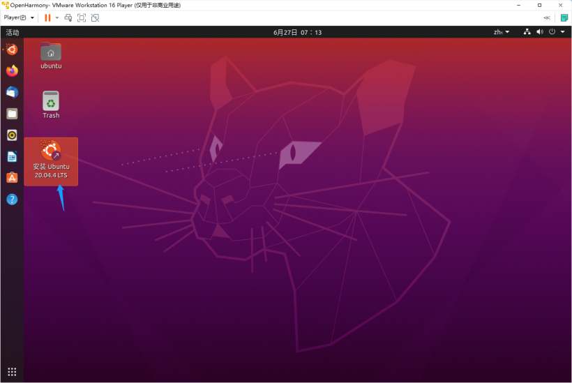 圖3-11 安裝Ubuntu 20.04.4 LTS