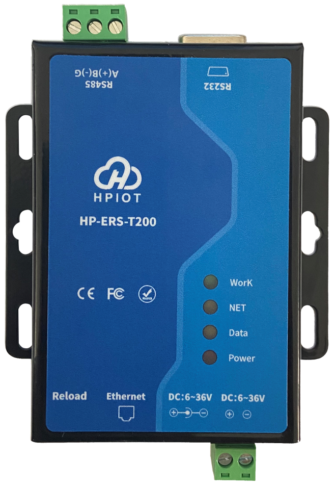 工业级双串口通信服务器HP-ERS-T200