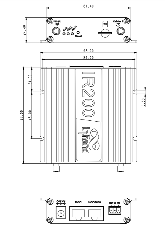 InHand IR202工业LTE路由器快速安装手册