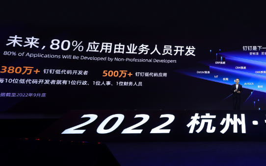 阿里云总裁张建锋：未来80%的应用由业务人员开发