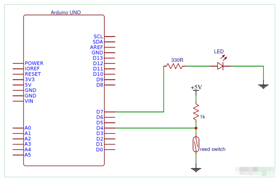 将干簧开关与Arduino连接的教程-干簧开关原理1