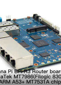 香蕉派 BPI-R3 开源路由器开发板采用 联发科MT7986硬件接口介绍
#开发板 #路由器 #硬声创作季 