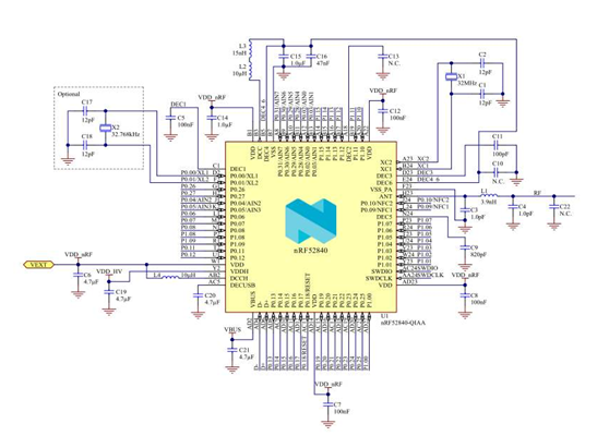 <b class='flag-5'>Nordic</b> Semiconductor低功耗多<b class='flag-5'>协议</b><b class='flag-5'>蓝牙</b>5.3 <b class='flag-5'>SoC</b> <b class='flag-5'>nRF52840</b>概述