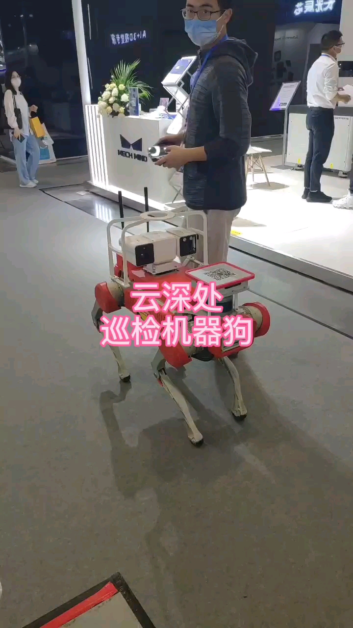 #2022慕尼黑华南电子展 巡检机器狗