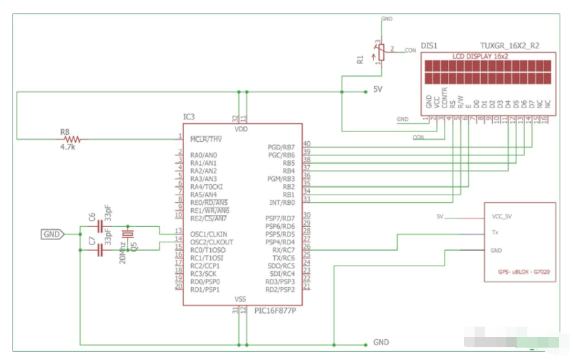 如何將<b class='flag-5'>GPS</b><b class='flag-5'>模塊</b>與PIC<b class='flag-5'>微控制器</b>連接以獲取當(dāng)前位置的緯度和經(jīng)度