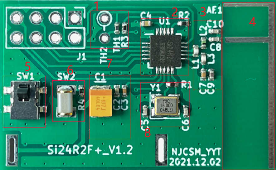 Si24R2F+2.4GHz ISM頻段低功耗無線集成嵌入式發射基帶無線發射芯片