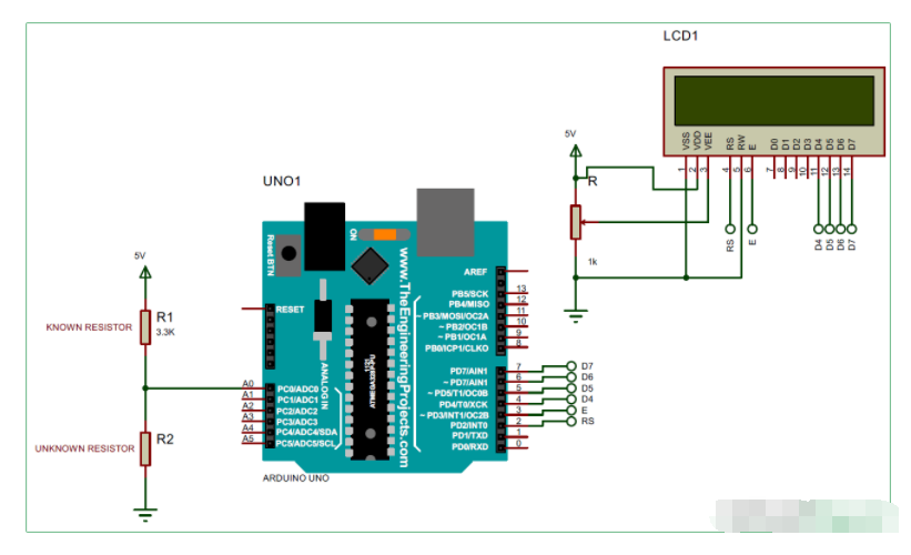 如何使用Arduino<b>构建</b><b>一</b><b>个</b><b>简单</b>的欧姆表