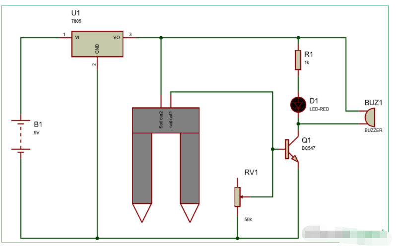 构建一个基于晶体管的简单<b class='flag-5'>土壤湿度</b><b class='flag-5'>检测</b>器<b class='flag-5'>电路</b>
