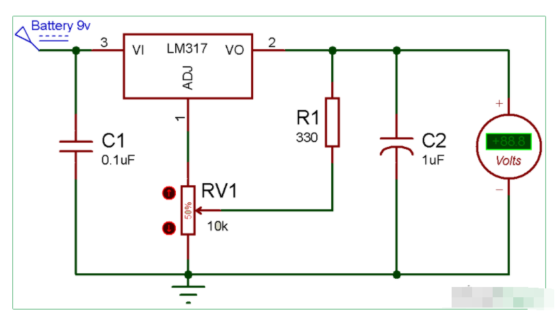 如何從<b class='flag-5'>LM317</b>獲取可變穩(wěn)壓<b class='flag-5'>電壓</b>