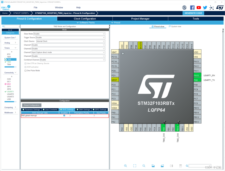 STM32CUBEMX开发GD32F303（13）—-定时器TIM捕获PWM测量频率与占空比-stm32cubemonitor8