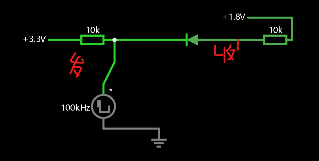 使用二极管运用到电平转换电路-二极管电平选择电路3