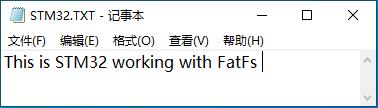 FatFS文件系统在STM32F4上的移植和应用-fs写入文件2