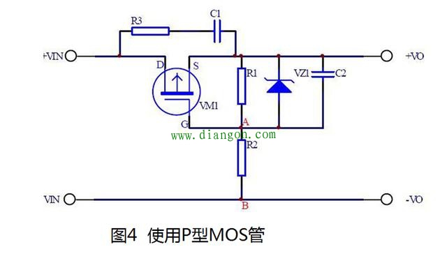 3种常用防反接电路设计图-电路防反接用什么类型二极管3