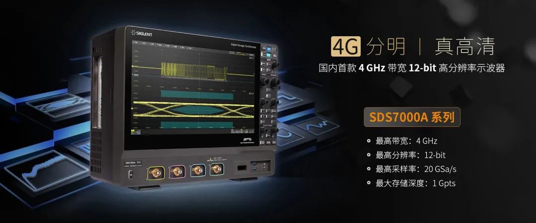 重磅发布 | 国内首款4GHz，12bit高分辨率示波器 &amp; 8G放大器芯片