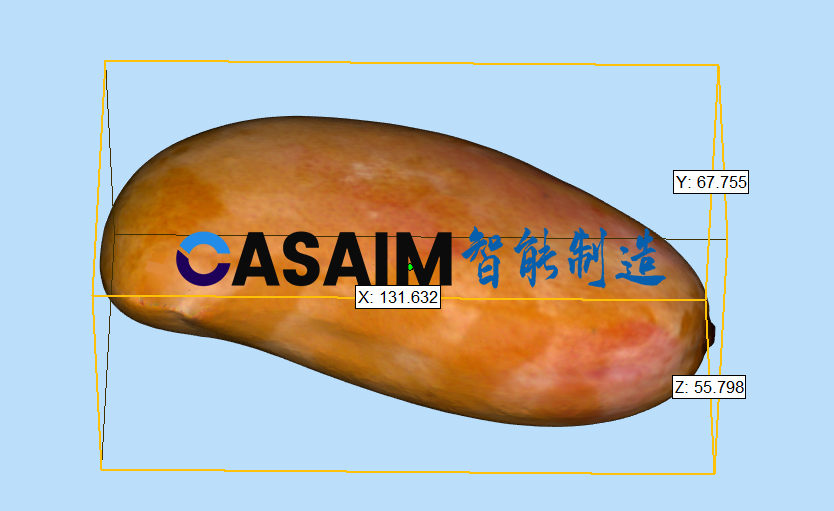CASAIM与广东省农科院达成科研合作，彩色三维扫描仪实现不规则水果表面积及体积高精度三维测量，加快课题研究