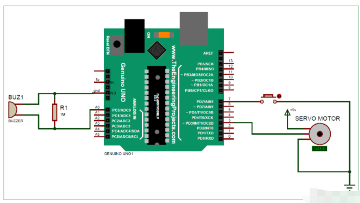 如何使用Arduino构建一个智能爆震检测门锁
