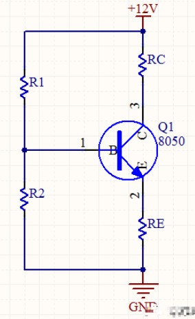 三极管集电极负反馈偏置电路原理详解