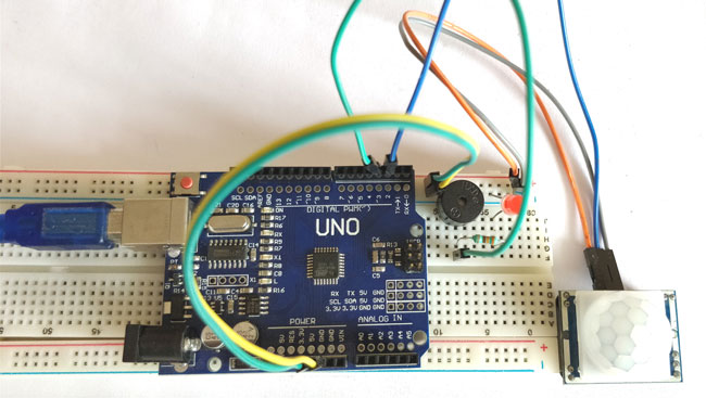 Arduino运动传感器项目