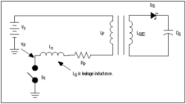 反激式转换器适用于电池供电的CCD应用-反激变换器工作模式3