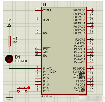 51<b class='flag-5'>單片機(jī)</b><b class='flag-5'>IO</b><b class='flag-5'>口</b>應(yīng)用實驗