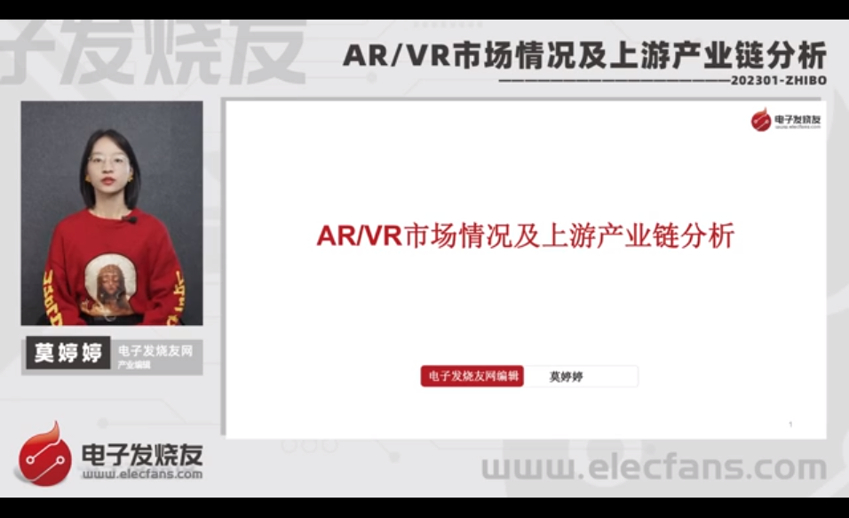 AR/VR市場情況及上游產業鏈分析-1