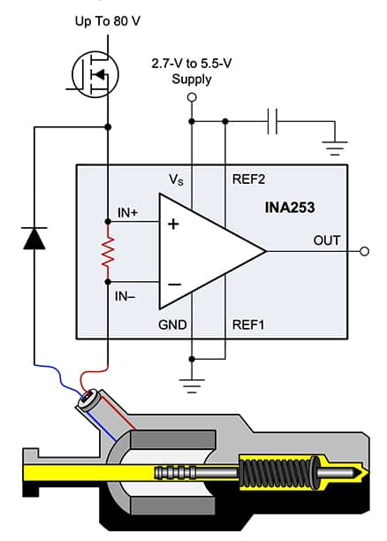 使用集成的双向电流检测放大器高效实现电流监控-双向放大器怎么调整6