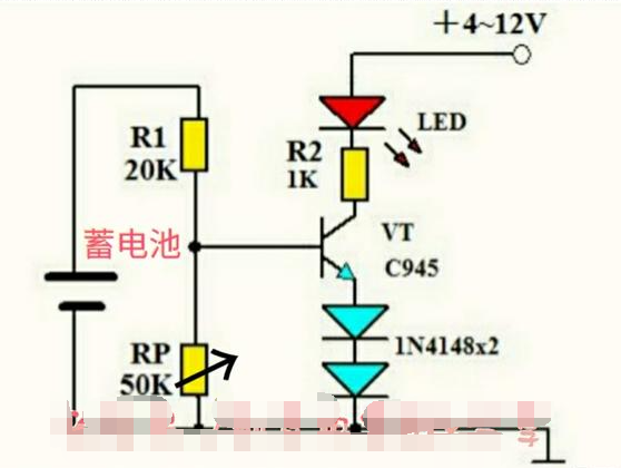 二极管降压的原理 利用二极管正向压降设计的简单实用电路