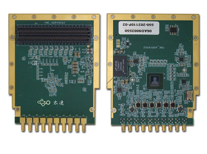 基于ADRV9002双窄带宽带射频收发器的FMC子卡FMC550介绍