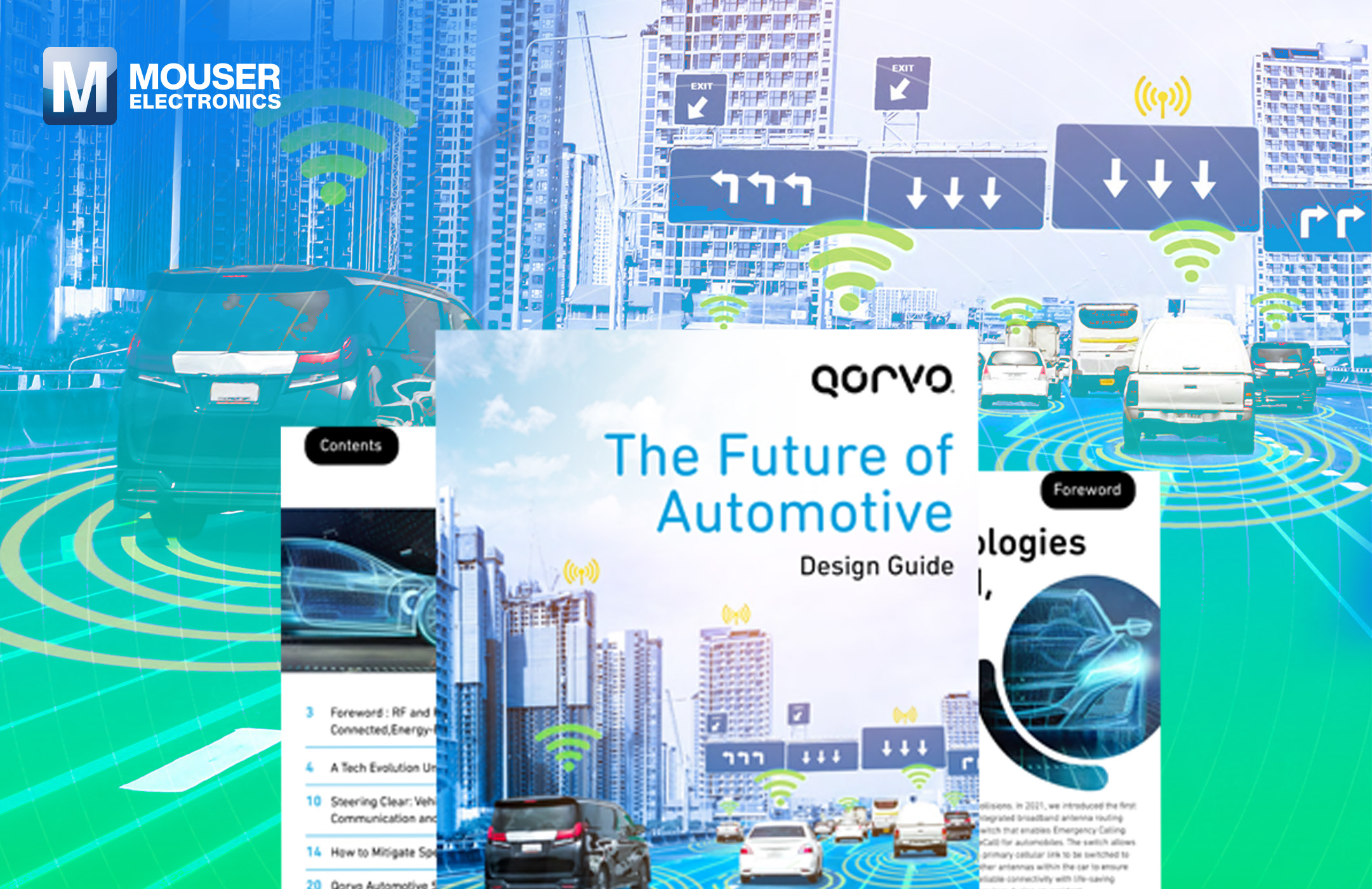 贸泽电子联手Qorvo推出全新电子书 探索汽车设计的未来