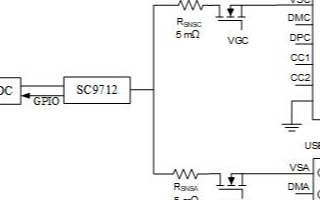 南芯科技<b>集成</b>降壓控制器的雙端<b>口快</b><b>充</b>(<b>1C1A</b>)SoC-SC9712特性應用電路<b>方案</b>概述