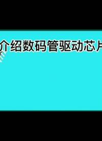 介紹數碼管驅動芯片