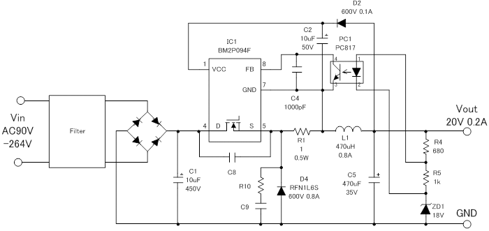 非隔离型降压<b>转换器</b>的设计案例-<b>AC</b>/<b>DC</b>