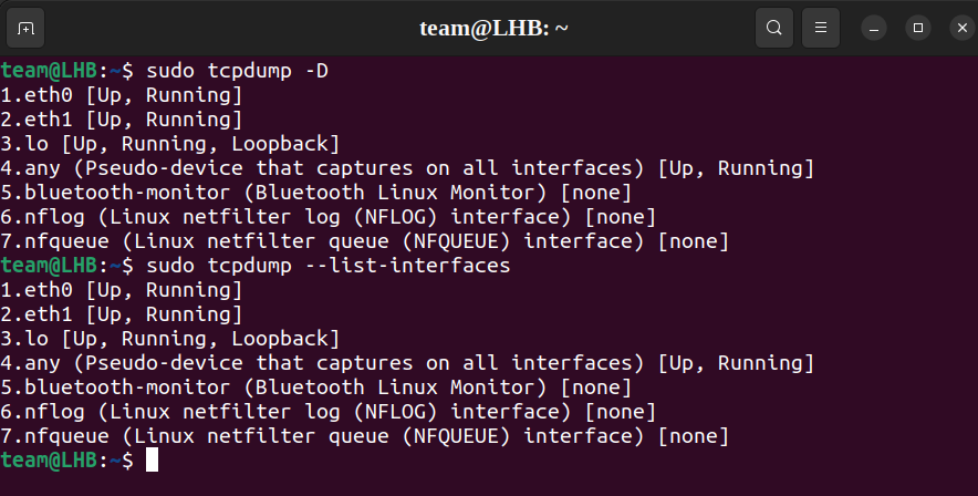 在Linux中如何使用tcp转储命令来分析网络