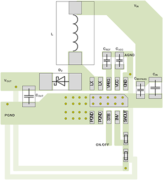 升压型<b class='flag-5'>DC</b>/<b class='flag-5'>DC</b><b class='flag-5'>转换器</b>的PCB<b class='flag-5'>布局</b>-输入电容器的<b class='flag-5'>配置</b>