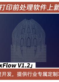 【打印前處理軟件更新！！！】清鋒3D打印數據前處理軟件LuxFlow推出1.2版本！# 3D打印
