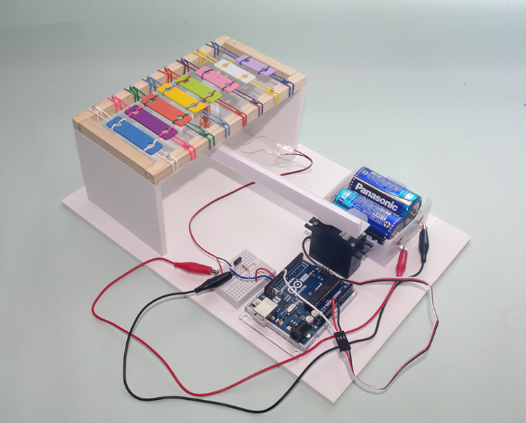 用<b class='flag-5'>Arduino</b><b class='flag-5'>控制</b>伺服电机来演奏乐器！