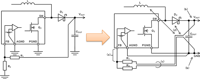 升壓型<b class='flag-5'>DC</b>/<b class='flag-5'>DC</b><b class='flag-5'>轉(zhuǎn)換器</b>的PCB<b class='flag-5'>布局</b>-<b class='flag-5'>反饋</b><b class='flag-5'>路徑</b>的<b class='flag-5'>布線</b>