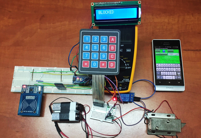 自制Arduino RFID门锁—第二部分：用智能手机解锁