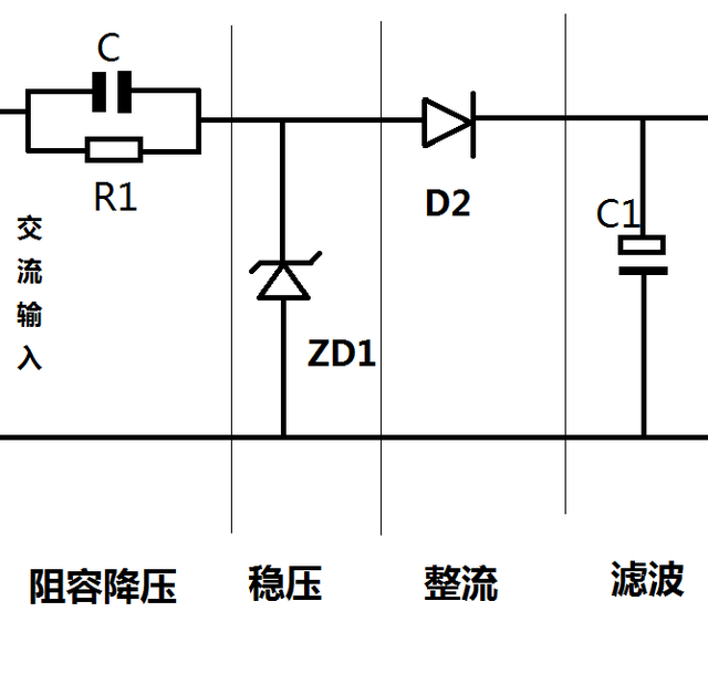 阻容降压电路的工作原理