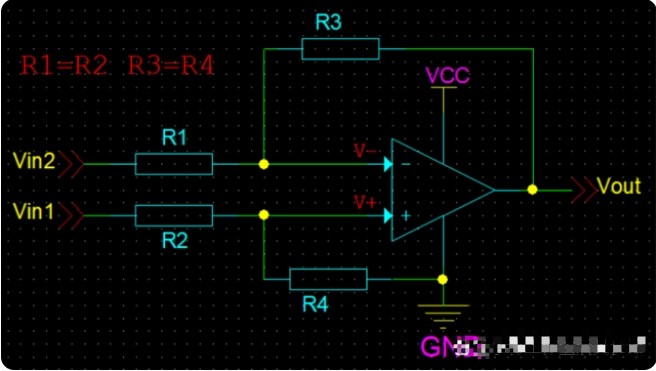 差分放大器的電路結構圖及計算公式推導步驟