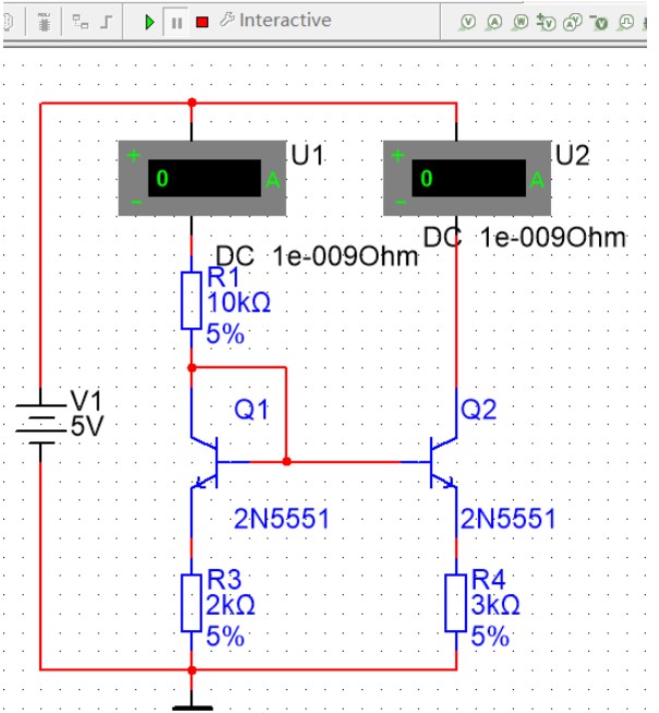 比例恒流源電路的仿真分析