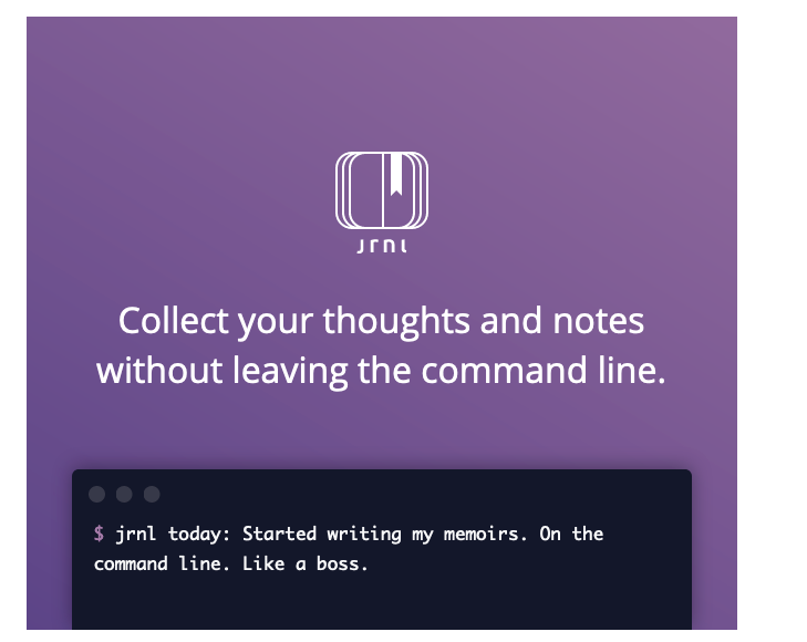 在命令行中记笔记的神器-Jrnl