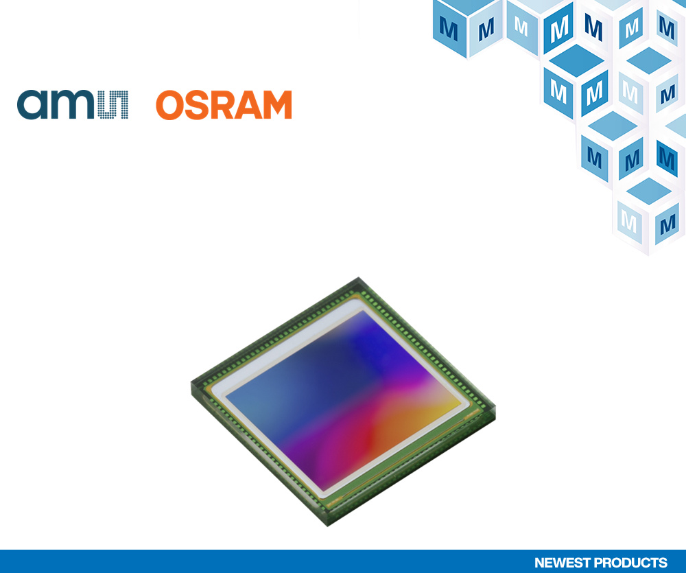 貿澤備貨ams OSRAM Mira220全局快門圖像傳感器 滿足多種機器視覺應用需求