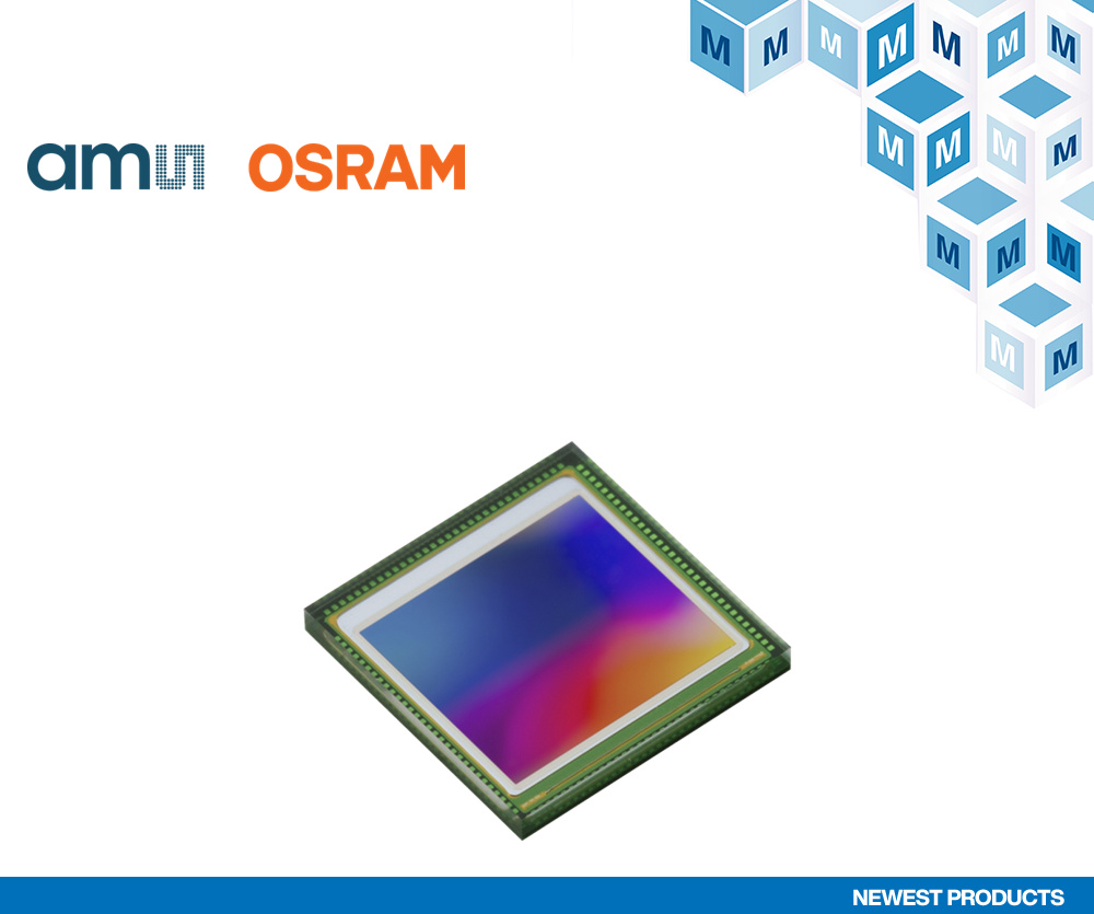 贸泽备货ams OSRAM Mira220全局快门图像传感器 满足多种机器视觉应用需求