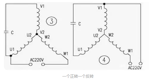 三相电机改单相接线图_三相电机三角接法